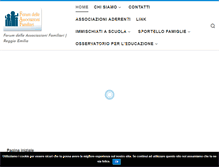 Tablet Screenshot of forumfamigliereggio.it